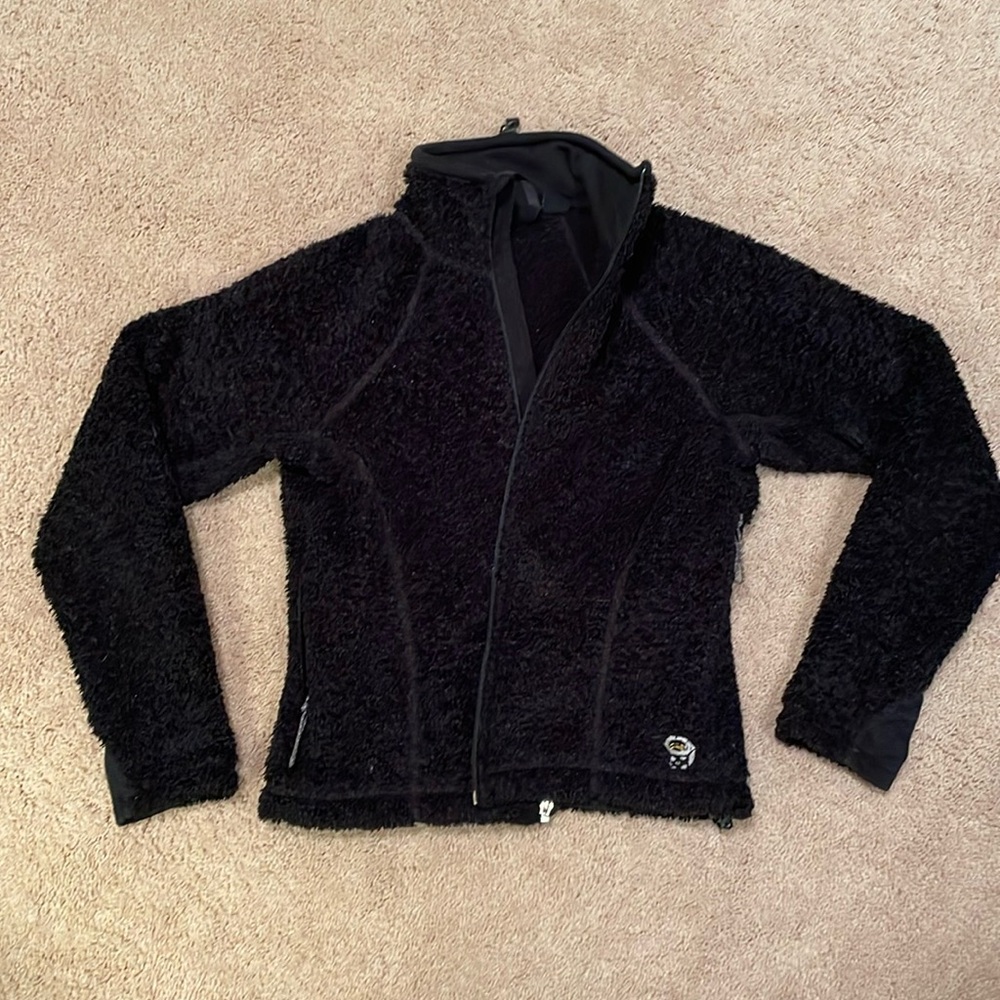Mountain HardWear brand women’s jacket, black, size S, full zip